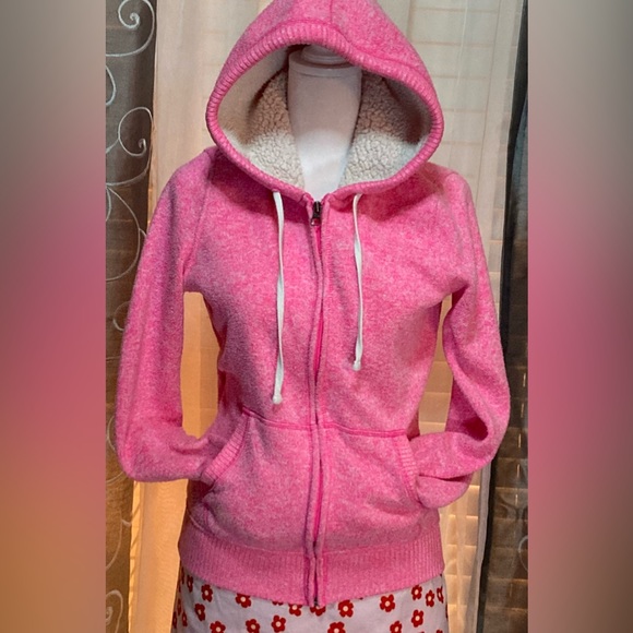 SO Jackets & Coats So Brand Hot Pink Hoodie Jacket W Sherpa Lined